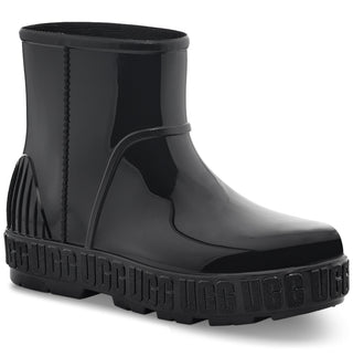 UGG Women's Drizlita Genuine Shearling Lined Rain Boot Black Size 7