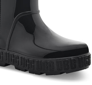 UGG Women's Drizlita Genuine Shearling Lined Rain Boot Black Size 7