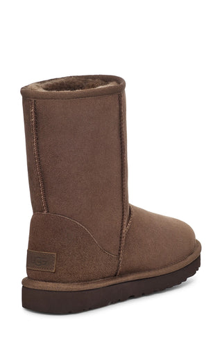 UGG Women's Classic Ii Genuine Shearling Lined Short Boot Brown Size 8