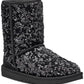 UGG Women's Classic Sequin Short Boot Black Size 8M