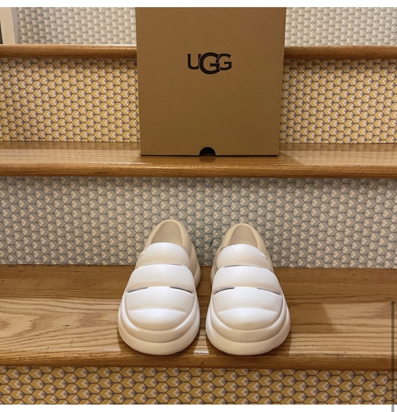 UGG Sport Yeah Clog White White Size 8 B Medium