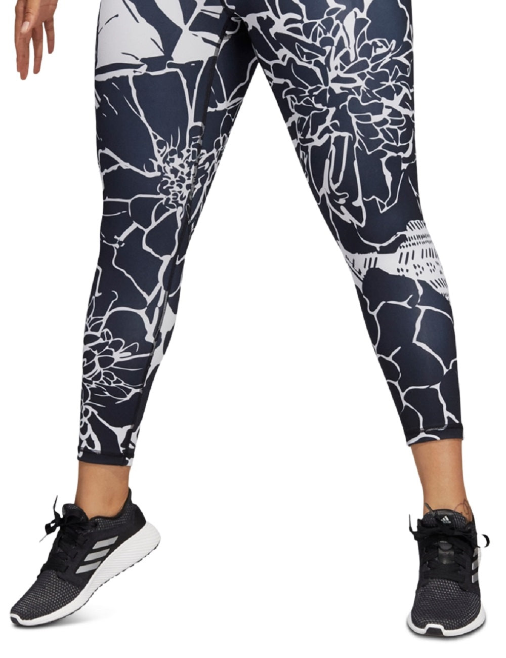 adidas Women's Optime Superher 7/8 Training Tights Black Size 3X