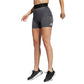 adidas Women's Side Pocket Training Shorts Gray Size Small