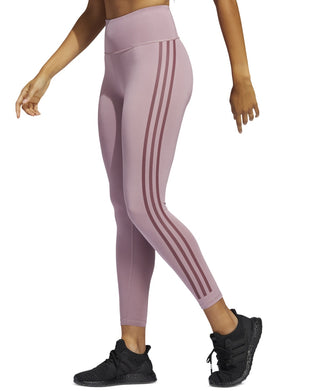 adidas Women's Side Stripe Tights Purple Size X-Large