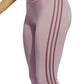 adidas Women's Side Stripe Tights Purple Size X-Large