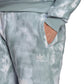 adidas Men's Adicolor Essential Tie Dye Sweat Shorts Gray Size Medium
