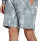 adidas Men's Adicolor Essential Tie Dye Sweat Shorts Gray Size Medium