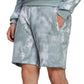 adidas Men's Adicolor Essential Tie Dye Sweat Shorts Gray Size Medium
