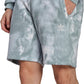 adidas Men's Adicolor Essential Tie Dye Sweat Shorts Gray Size X-Large