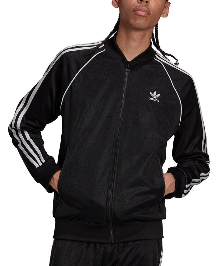 adidas Men's High Shine Track Jacket Black Size Small