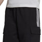 adidas Men's Cotton Cargo Shorts Black Size Small