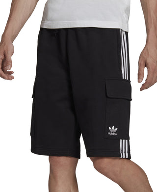 adidas Men's Cotton Cargo Shorts Black Size Small
