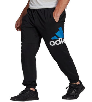 adidas Men's Essential Logo Jersey Pants Black Size Large