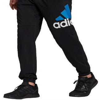 adidas Men's Essential Logo Jersey Pants Black Size Large