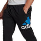 Adidas Men's Essential Logo Jersey Pants Black Size X-Large