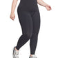 Reebok Women's Lux High Waisted Full Leggings Black Size 3X