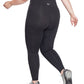 Reebok Women's Lux High Waisted Full Leggings Black Size 3X