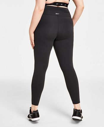 Reebok Women's Lux 3/4 Leggings Black Size 1X