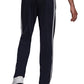 adidas Men's Primegreen Essentials Warm Up Open Hem 3 Stripes Track Pants Black Size Large