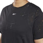 Reebok Women's Burnout Training T-Shirt Black Size 2X