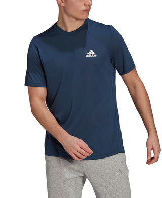 adidas Men's Feelready Performance T-Shirt Blue Size Medium