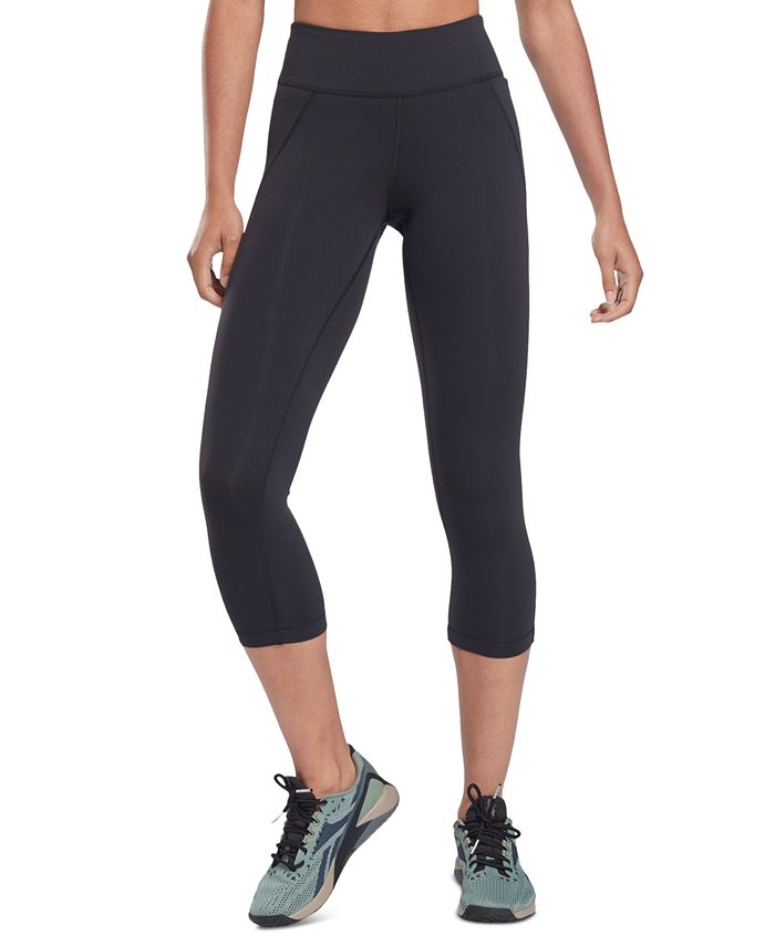 Reebok Women's Lux 3/4 Tights Black Size X-Small
