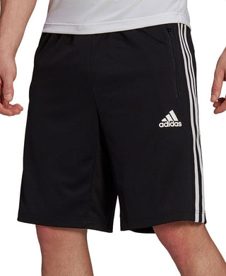 adidas Men's Primeblue Stripes Shorts Black Size Small