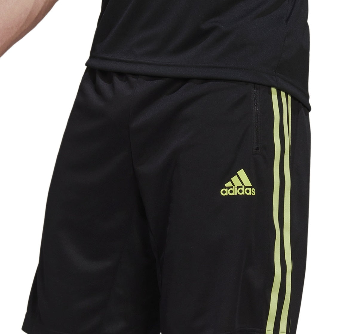 adidas Men's Primeblue Designed 2 Move 10 3 Stripes Shorts Black Size XX-Large
