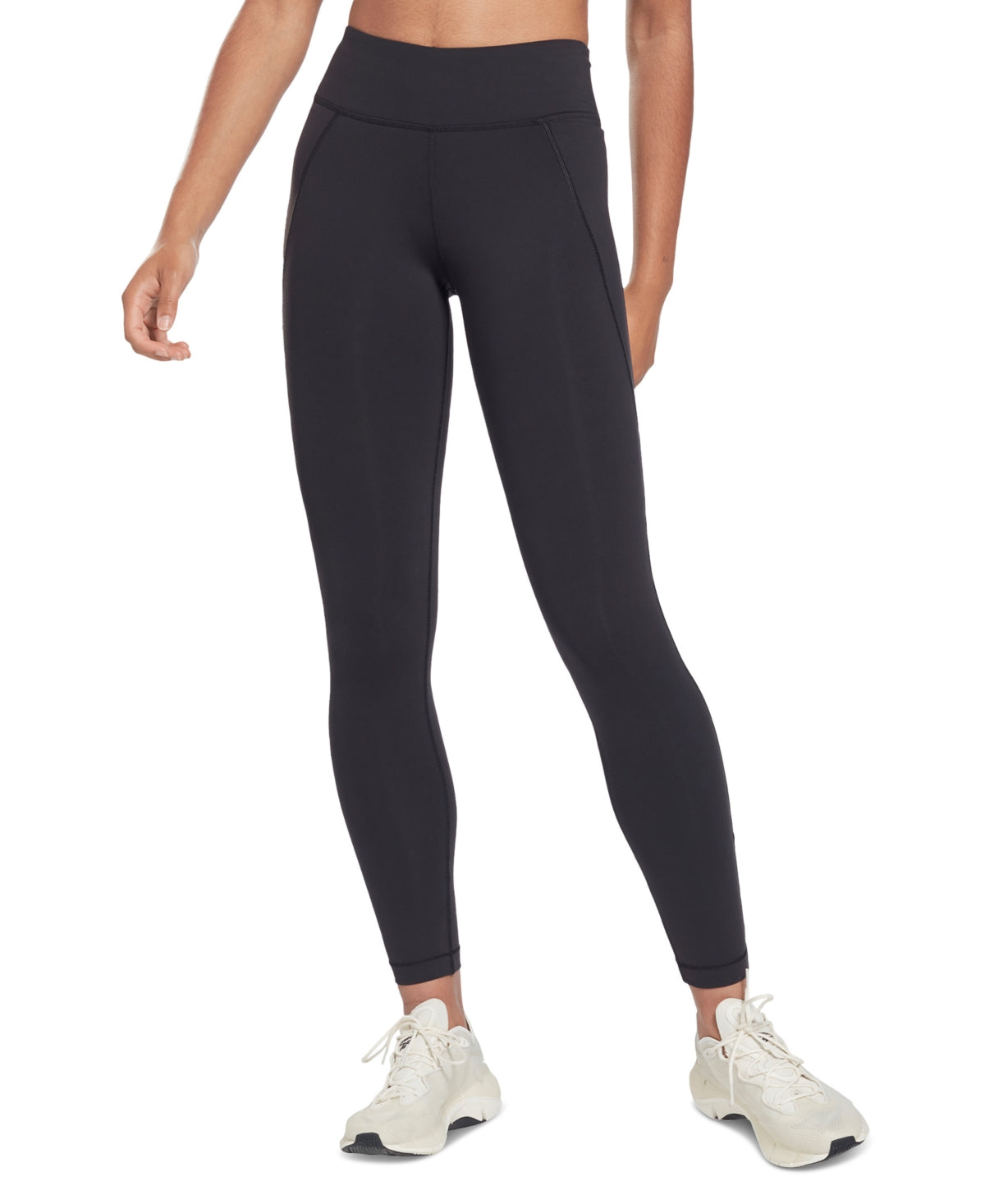 Reebok Women's Lux Mid Rise Tights Black Size Small