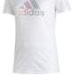 adidas Women's Badge Of Sports Cotton Logo T-Shirt White Size X-Large