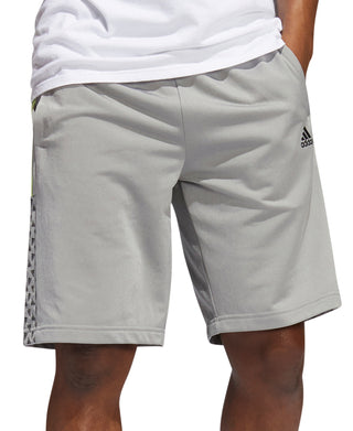 adidas Men's Badge Of Sport Regular Fit Tricot 10 Shorts Gray Size X-Large