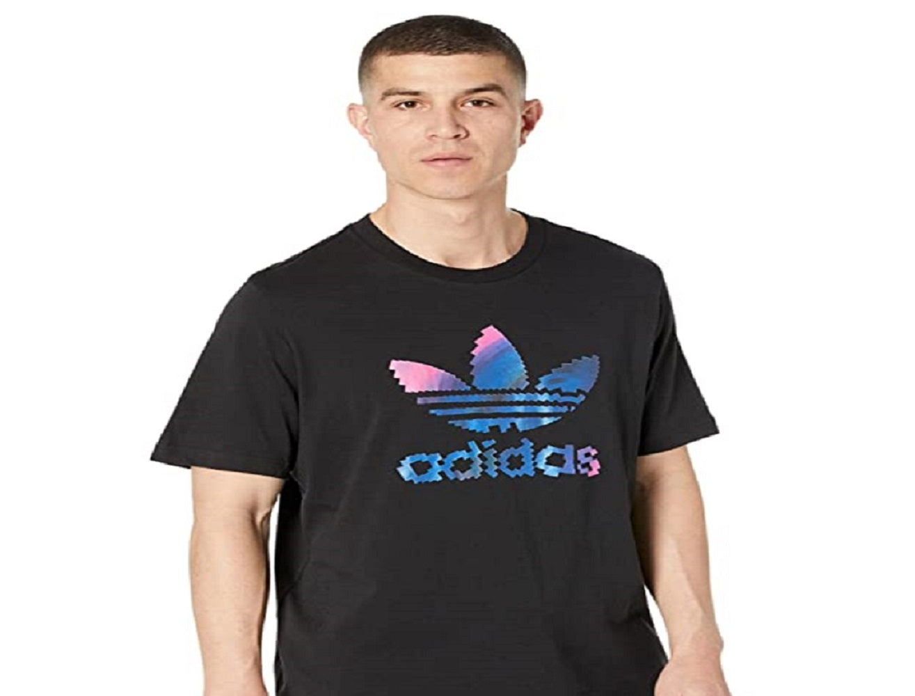 adidas Men's Trefoil Series Tee Black Size Small