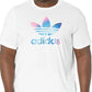 adidas Men's Trefoil Series Tee White Size Medium