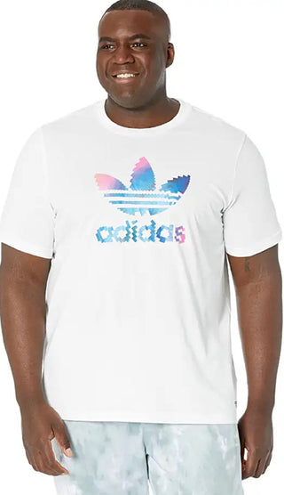 adidas Men's Trefoil Series Tee White Size Medium