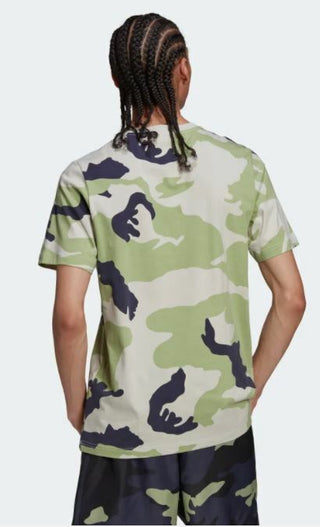 adidas Men's Camouflage Graphic Tee Gray Size Medium