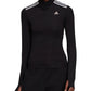 adidas Women's Hyperglam Quarter Zip Top Black Size X-Small