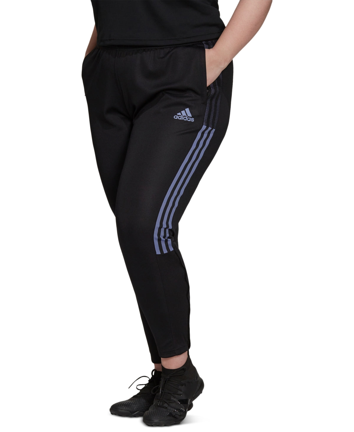 adidas Women's Tiro 21 Track Pants Black Size 3X