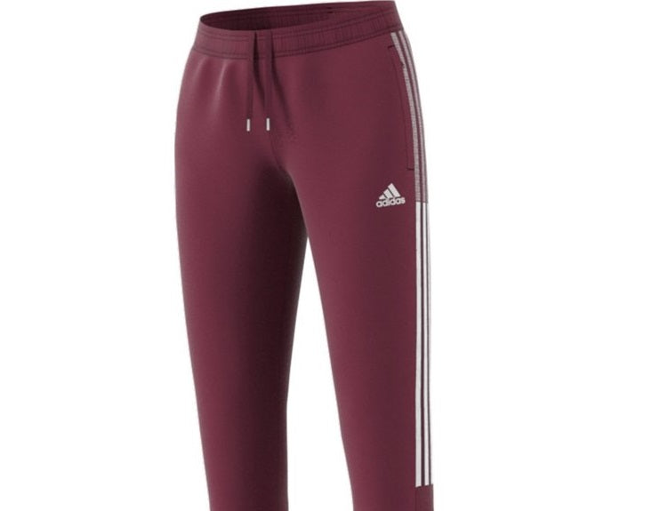 adidas Women's Tiro 21 Track Pants Small Red Size Small