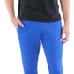 adidas Men's Essentials Slim Ft Tapered Leg Sweatpants Blue Size Medium
