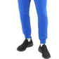 adidas Men's Essentials Slim Ft Tapered Leg Sweatpants Blue Size Medium