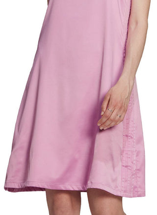 adidas Women's Stretch Satin Slipdress Purple Size Large
