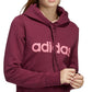 adidas Women's Logo Hoodie Red Size Medium