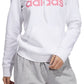 adidas Women's Logo Hoodie White Size Medium