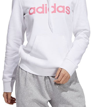 adidas Women's Logo Hoodie White Size Medium