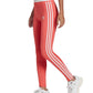 adidas Women's Classic 3 Stripes Tights Red Size Medium