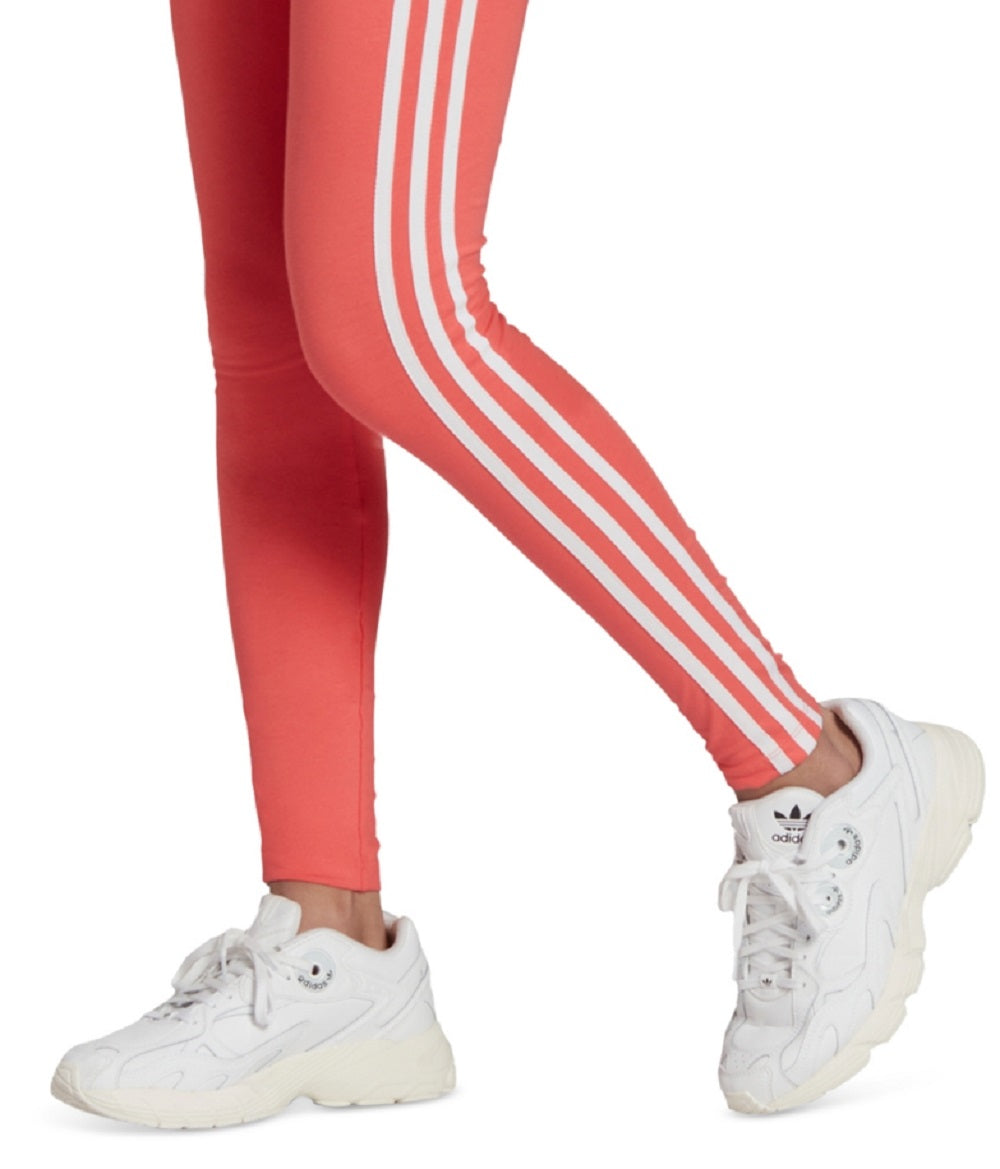 adidas Women's Classic 3 Stripes Tights Red Size X-Small