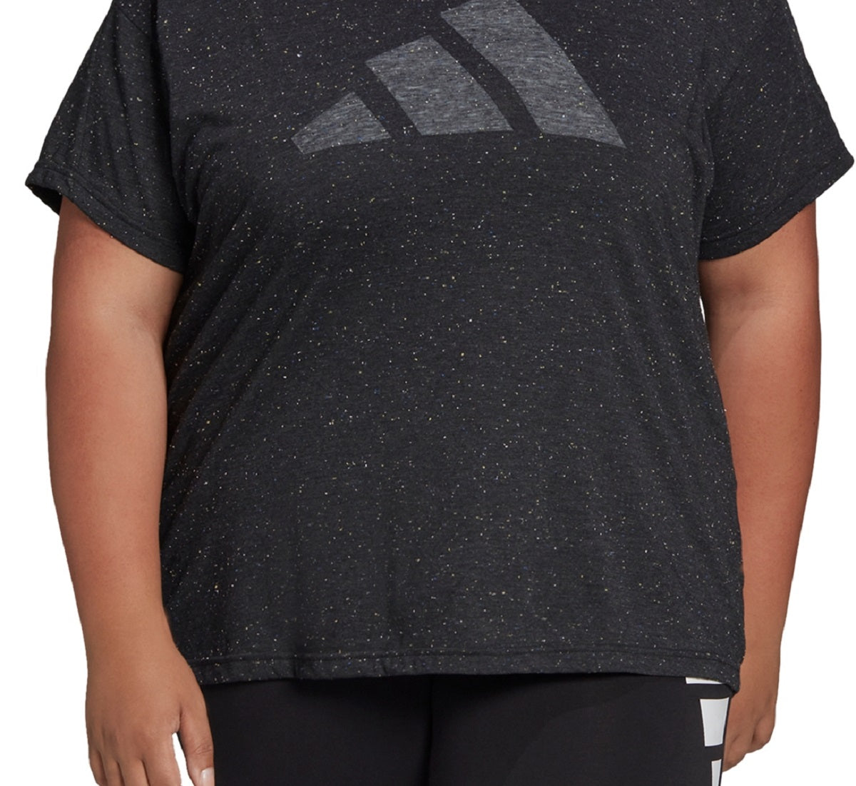 adidas Women's Future Icons Winners 3.0 T-Shirt Black Size 1X