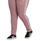 adidas Women's Mid Rise Slim Leg Pants Pink Size 3X