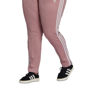 adidas Women's Mid Rise Slim Leg Pants Pink Size 3X
