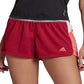 adidas Women's Pacer Shorts Red Size X-Large